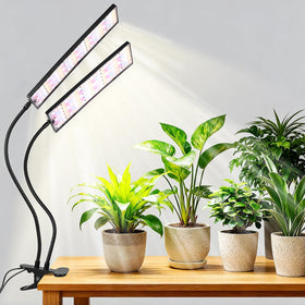 TONYFUL LED Grow Light clip design for secure placement on compact indoor gardens