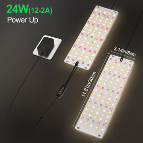 TONYFUL LED Grow Light timer function panel enables automated daily scheduling.