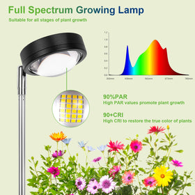 TONYFUL plant grow light aluminum brackets enable stable, adjustable mounting.