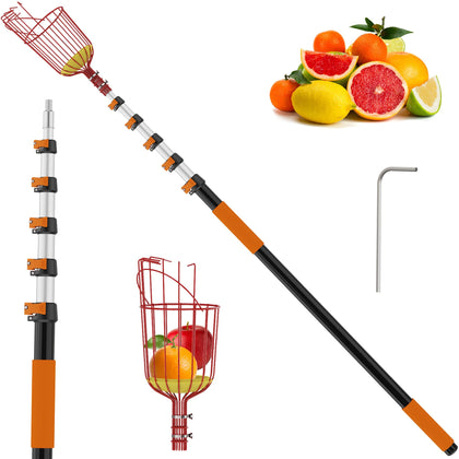 TONYINGO fruit picker basket shows gentle fruit capture for bruise-free harvest