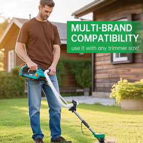 TooAemiS weed eater handle extension garden-use scenario demonstrates ease.