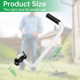 TooAemiS weed eater handle extension package contents show included hardware.