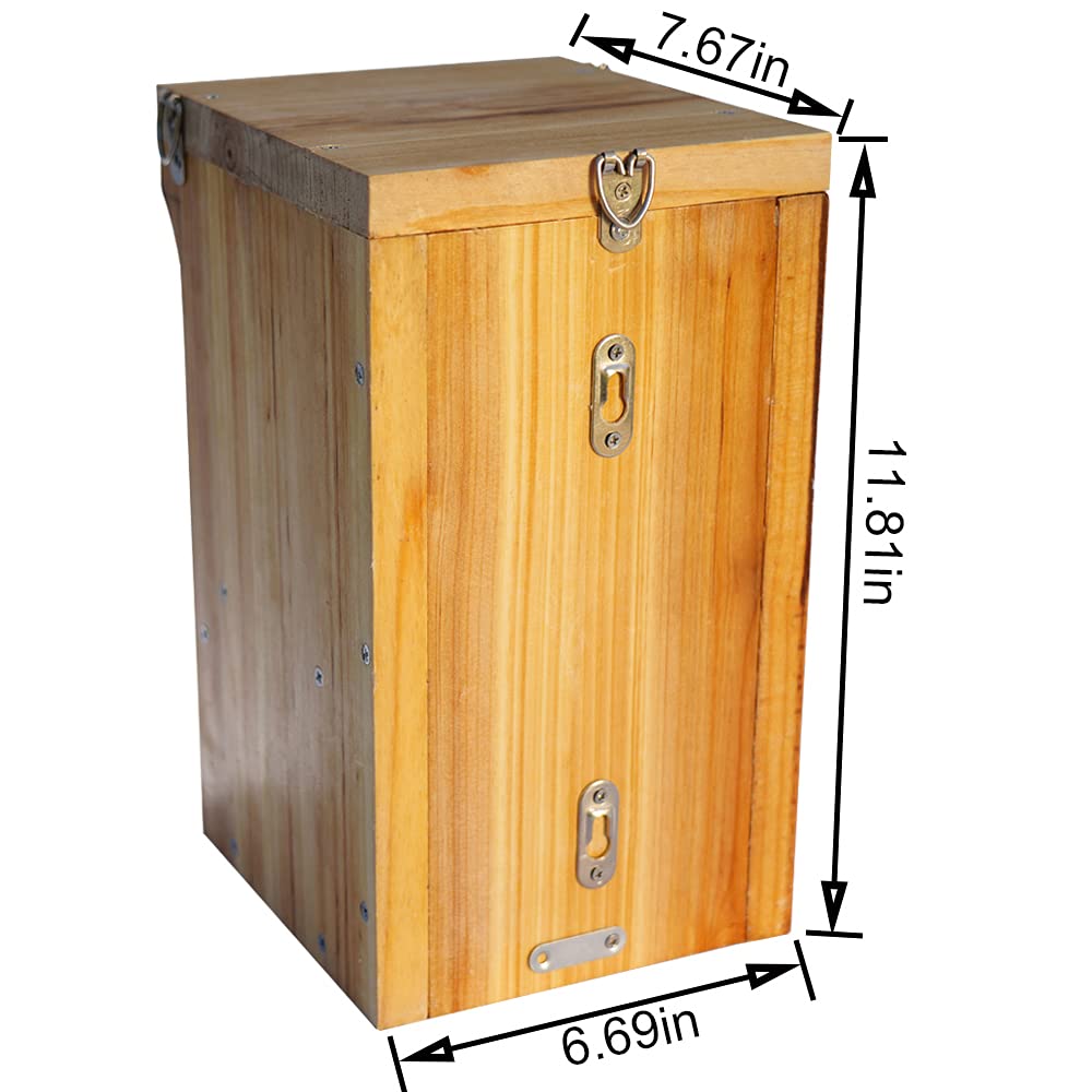 TOOBEETT wax-coated hive texture highlights durability in outdoor conditions.