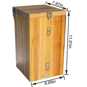 TOOBEETT wax-coated hive texture highlights durability in outdoor conditions.