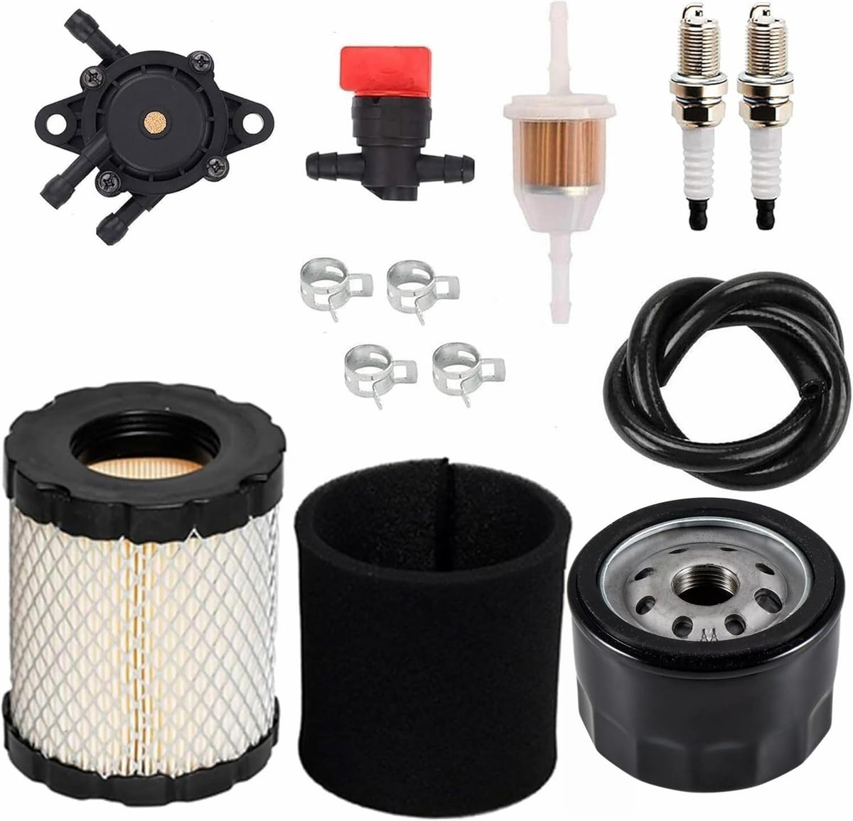 Toobop air filter and fuel pump kit for John Deere mowers improves airflow and efficiency.