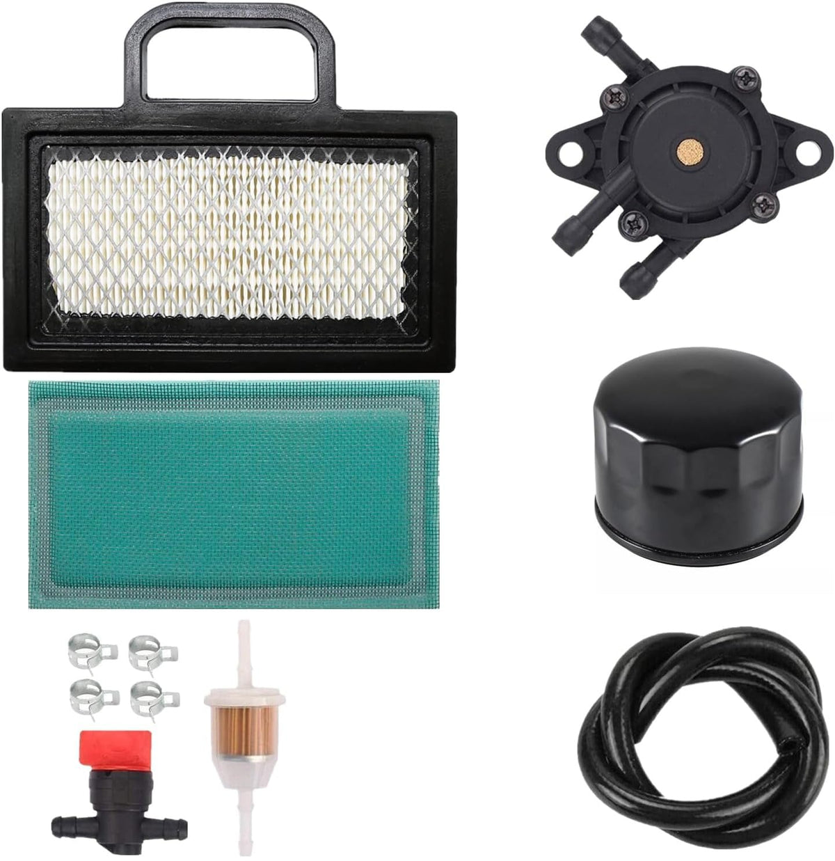 Toobop air filter with pre-cleaner for cleaner engine intake and smoother running