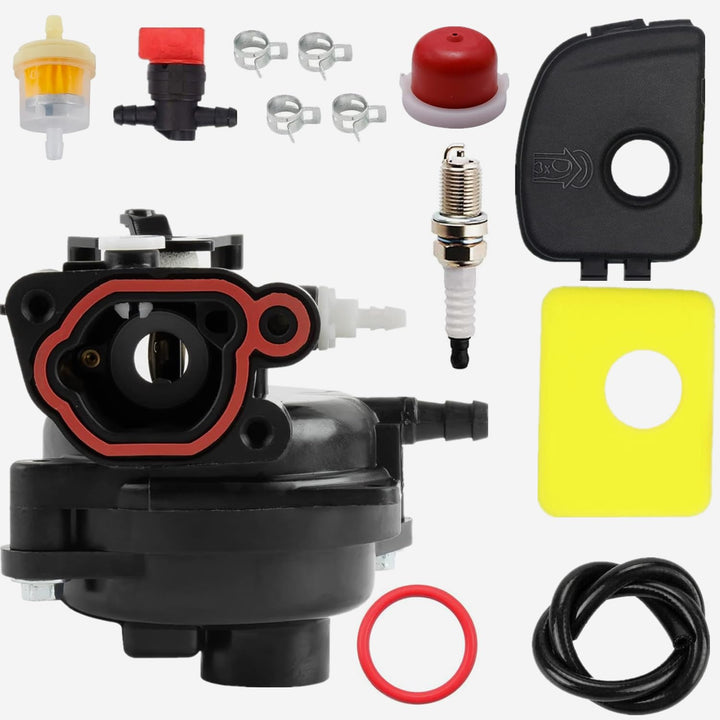 Toobop carburetor kit assembly for Yard Machine mower improves start and throttle response