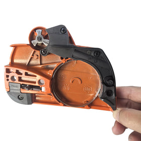 Toobop clutch cover installation view for Husqvarna models - secure fit and easy replacement.