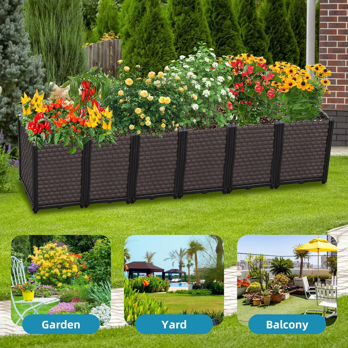 Toocust set of six planters offer scalable gardening solution.