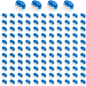 TOODOO 3-way wire connector pack front view with blue and white colors.