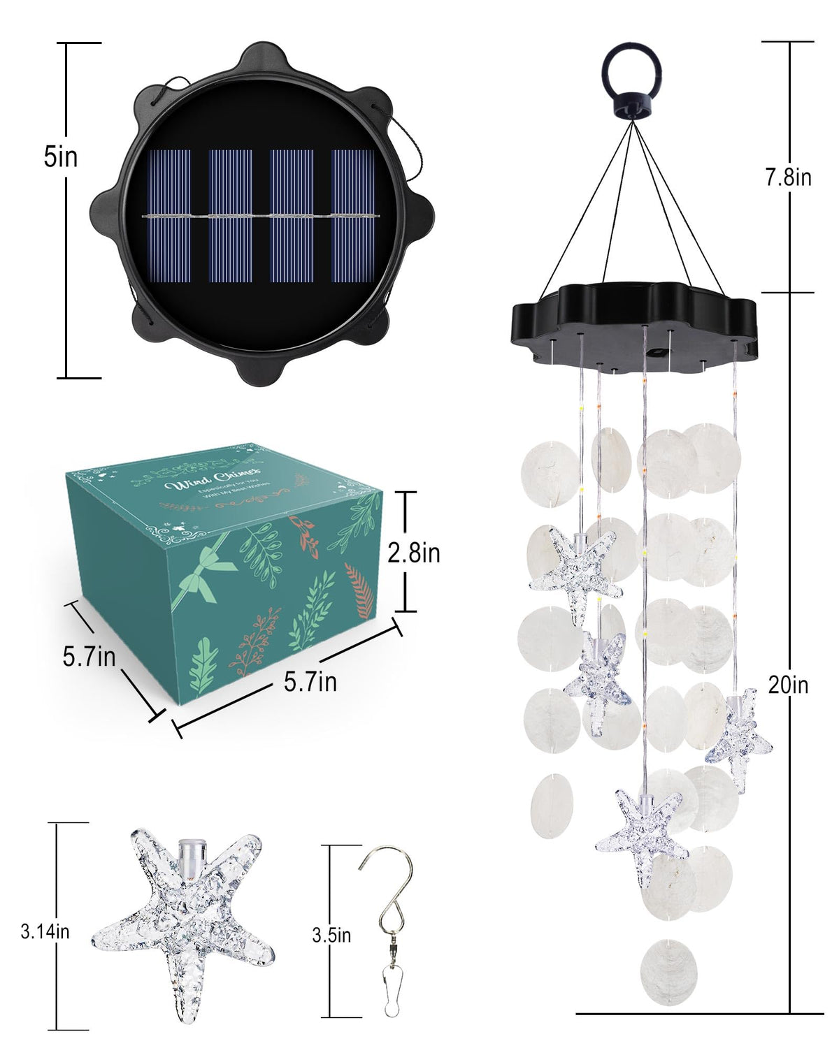 Toodour patio-porch-window-decor-wind-chime soothing soundscape outdoors