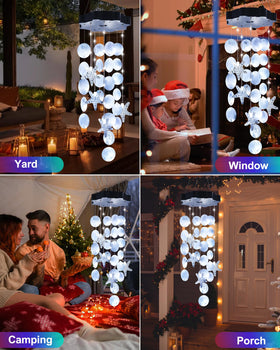 Toodour waterproof-outdoor-decor-wind-chime durable chimes resist weather and add color