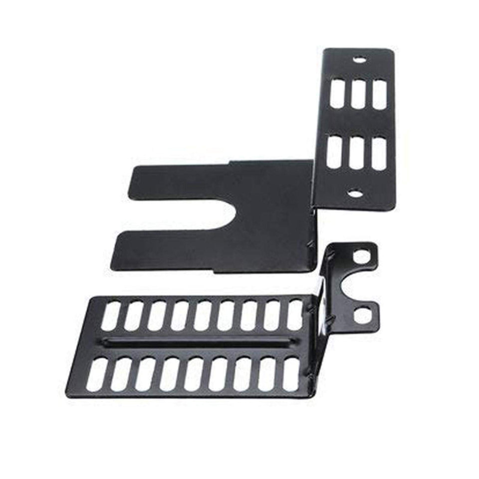 Tookie motor bracket, stainless steel, 2-piece set, for secure rotisserie mounting.