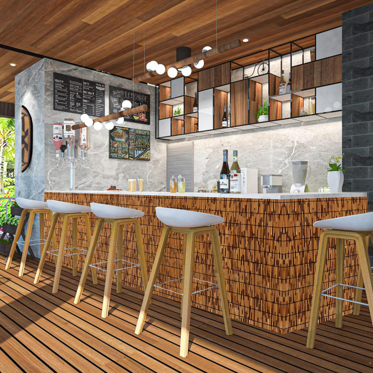 TOOKNIN natural color variations add character and authentic look.