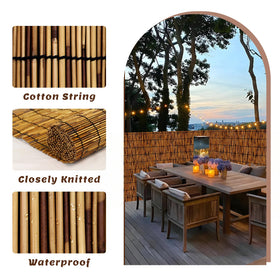 TOOKNIN privacy fence on balcony enhances comfort while maintaining air flow.