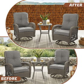 TOOKNIN modular panels let you extend privacy on porches and patios.