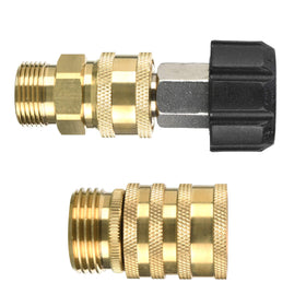 Tool Daily 1/2 inch plug to 3/4 inch male for secure connections.