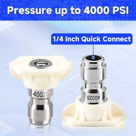 Tool Daily 4000 psi-capable nozzle set for versatile power washing