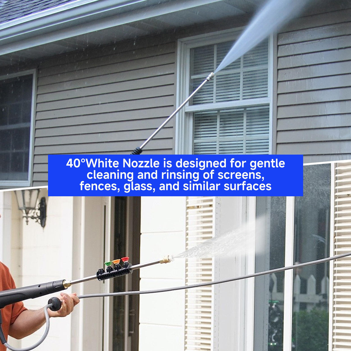 Tool Daily 7-pack nozzle kit with holder for organized, quick-change pressure washing