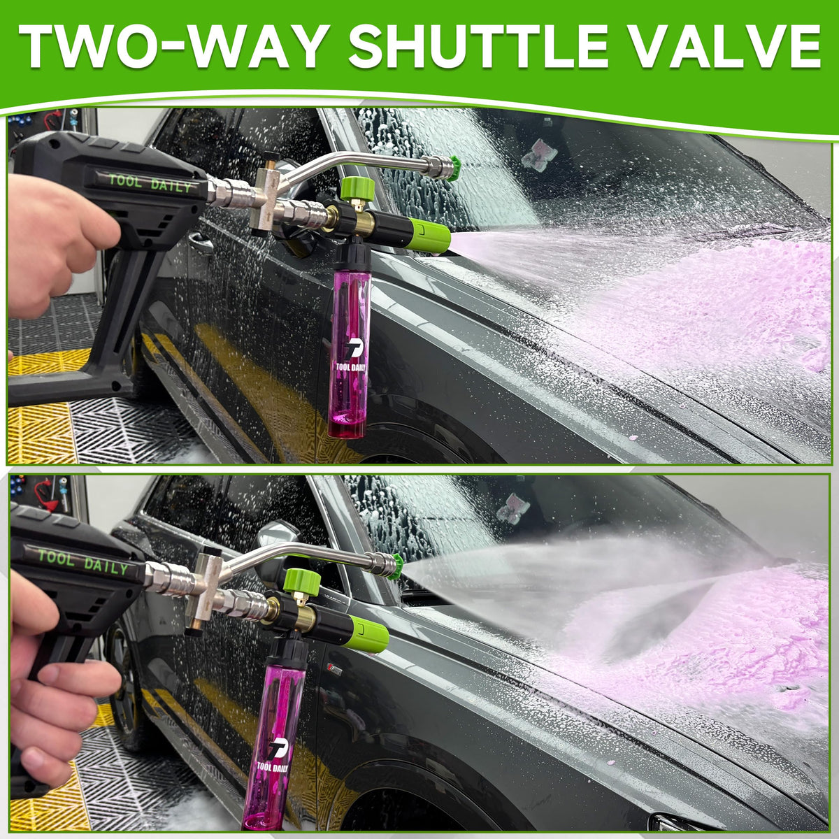 Tool Daily adjustable foam cannon nozzle ready to tailor spray and foam