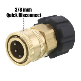 Tool Daily brass adapter enables quick setups with universal guns and hoses.