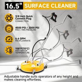 Tool Daily dual-handle setup enables easier control during cleaning