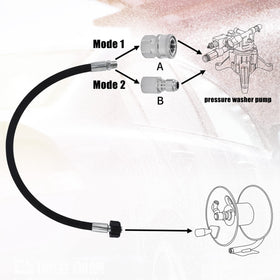 Tool Daily steel-wire braid hose offers durable, leak-free performance under pressure.