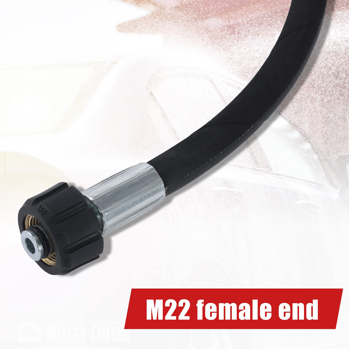 Tool Daily M22 female end enables versatile reel compatibility.