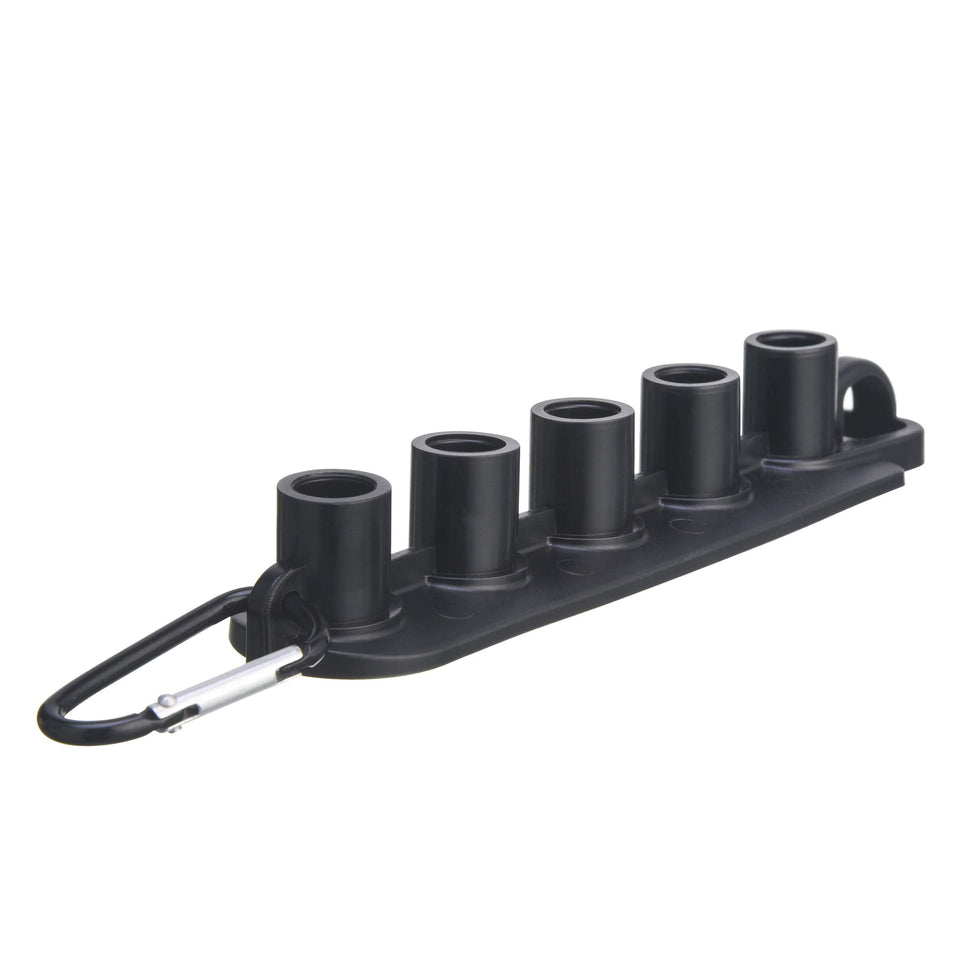 Tool Daily nozzle holder clip keeps five spray tips organized for quick access