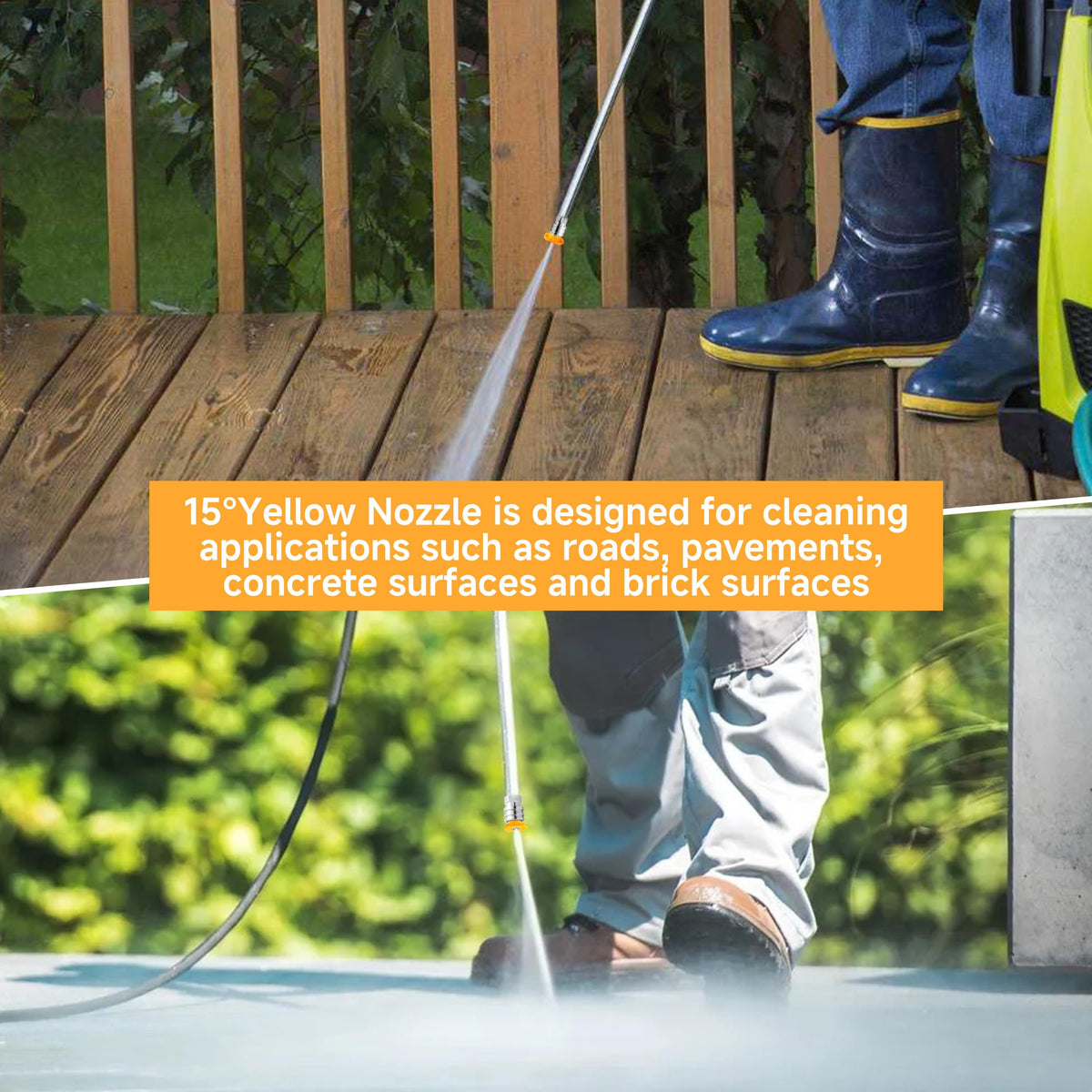 Tool Daily nozzle holder clip keeps tips organized and accessible during cleaning tasks.
