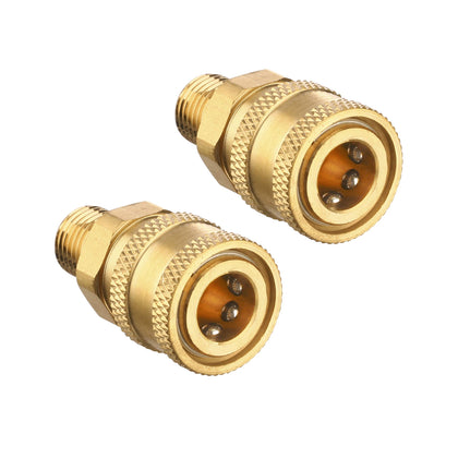 Tool Daily pressure washer coupler with quick connect for fast, secure gun changes.