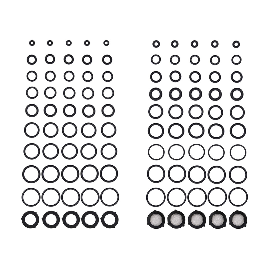 Tool Daily pressure washer O-rings kit with multiple sizes for versatile replacements.
