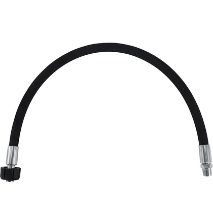 Tool Daily pressure washer whip hose with swivel reduces tangling during cleaning.