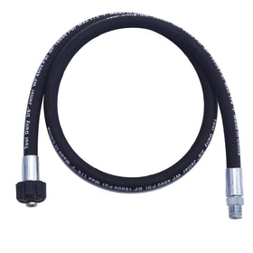 Tool Daily pressure washer whip hose with swivel for smooth rotation during cleaning.