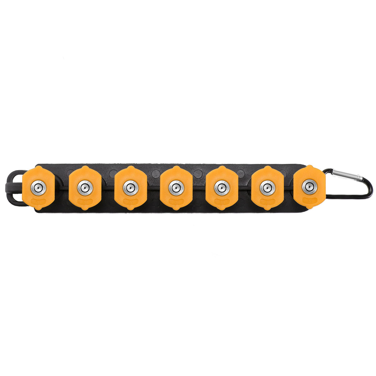 Tool Daily quarter-inch quick-connect enables fast, leak-free nozzle changes.
