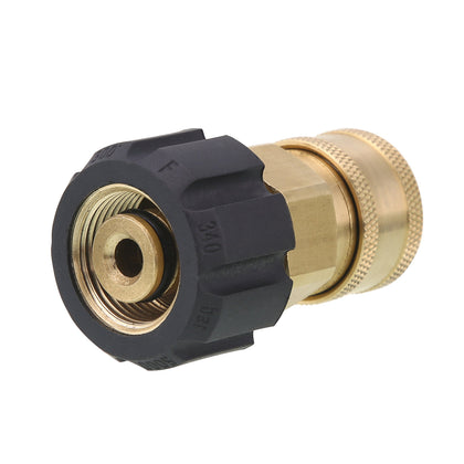 Tool Daily quick-connect socket converts M22 to 3/8 inch for fast attachment.