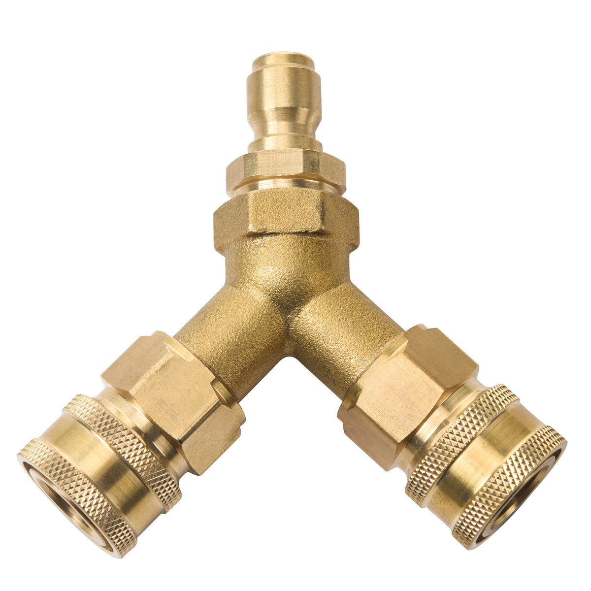 Tool Daily two-gun tee coupler for running two hoses from one washer