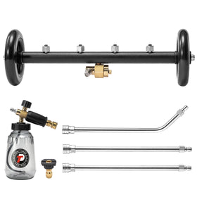 Tool Daily undercarriage attachment with foam cannon for thorough undercarriage cleaning
