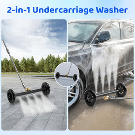 Tool Daily water broom mode for wide-area surface cleaning on sidewalks and decks
