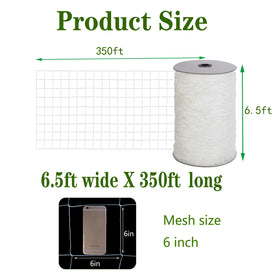 Toolazy nylon garden netting highlights plant-safe material and easy installation.