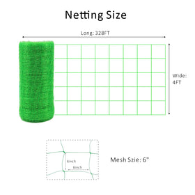 Toolazy Trellis Netting 6-inch mesh keeps vines neatly organized for better airflow.