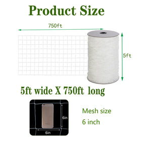 Toolazy Trellis Netting garden setup shows cut-to-size installation over frames