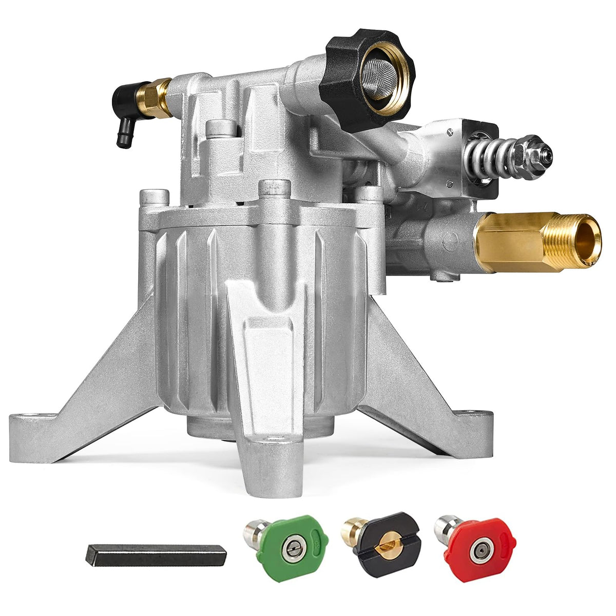 TOOLCY 7-8 shaft vertical pump with rear inlet and outlet for reliable cleaning power.