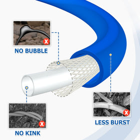 TOOLCY kink-resistant design reduces tangling during work sessions.