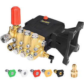 TOOLCY pressure washer pump with adjustable knob enables versatile cleaning tasks