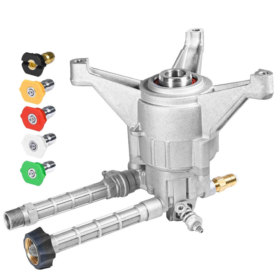 TOOLCY 7/8-inch vertical shaft pump front-outlet for reliable power washer replacement