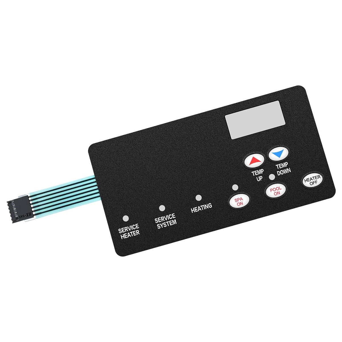 Toolhome switch membrane pad for MasterTemp button panel improves responsive control
