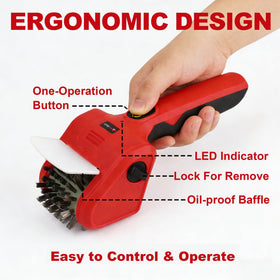 Toolspace ergonomic non-slip handle for comfortable one-handed use