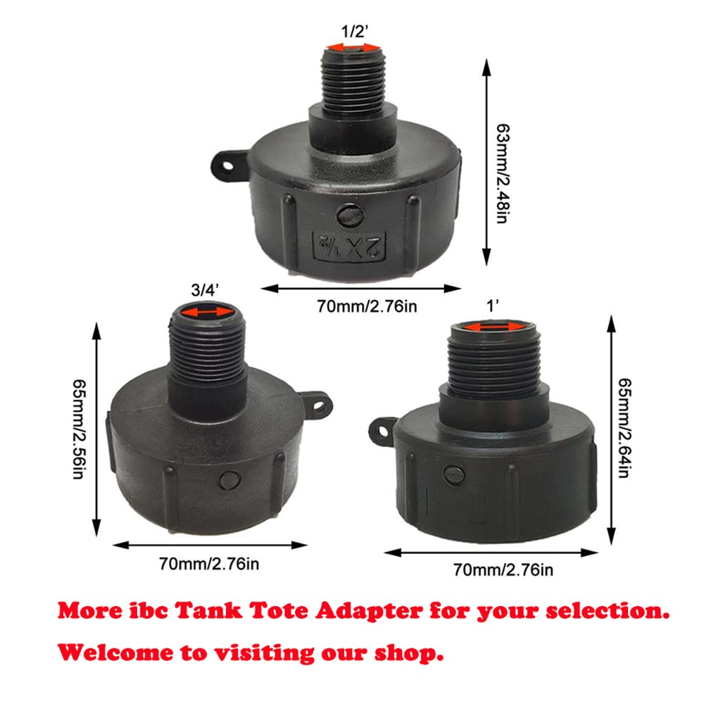 TOOLSTAR IBC adapter made of durable plastic for outdoor, long-lasting performance.