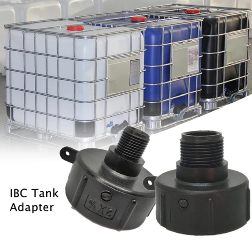 TOOLSTAR tote tank adapter rubber seal demonstrating leak prevention in use.